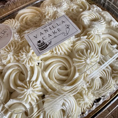Vanilla On Vanilla“ PAN CAKE” 9 X 7”