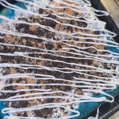 Cookie Monster Brownies 💙🍪