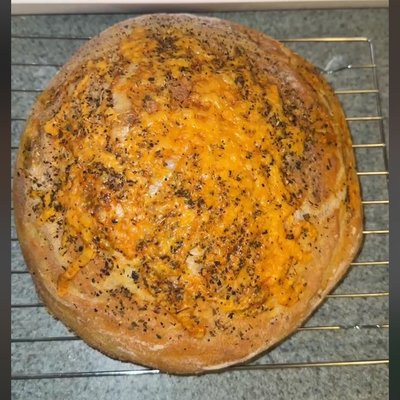 Italian Herbs & Cheese Sourdough Bread