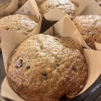 2 Count Banana Chocolate Chip Muffins 