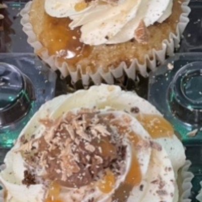 Coffee Caramel Cupcakes 