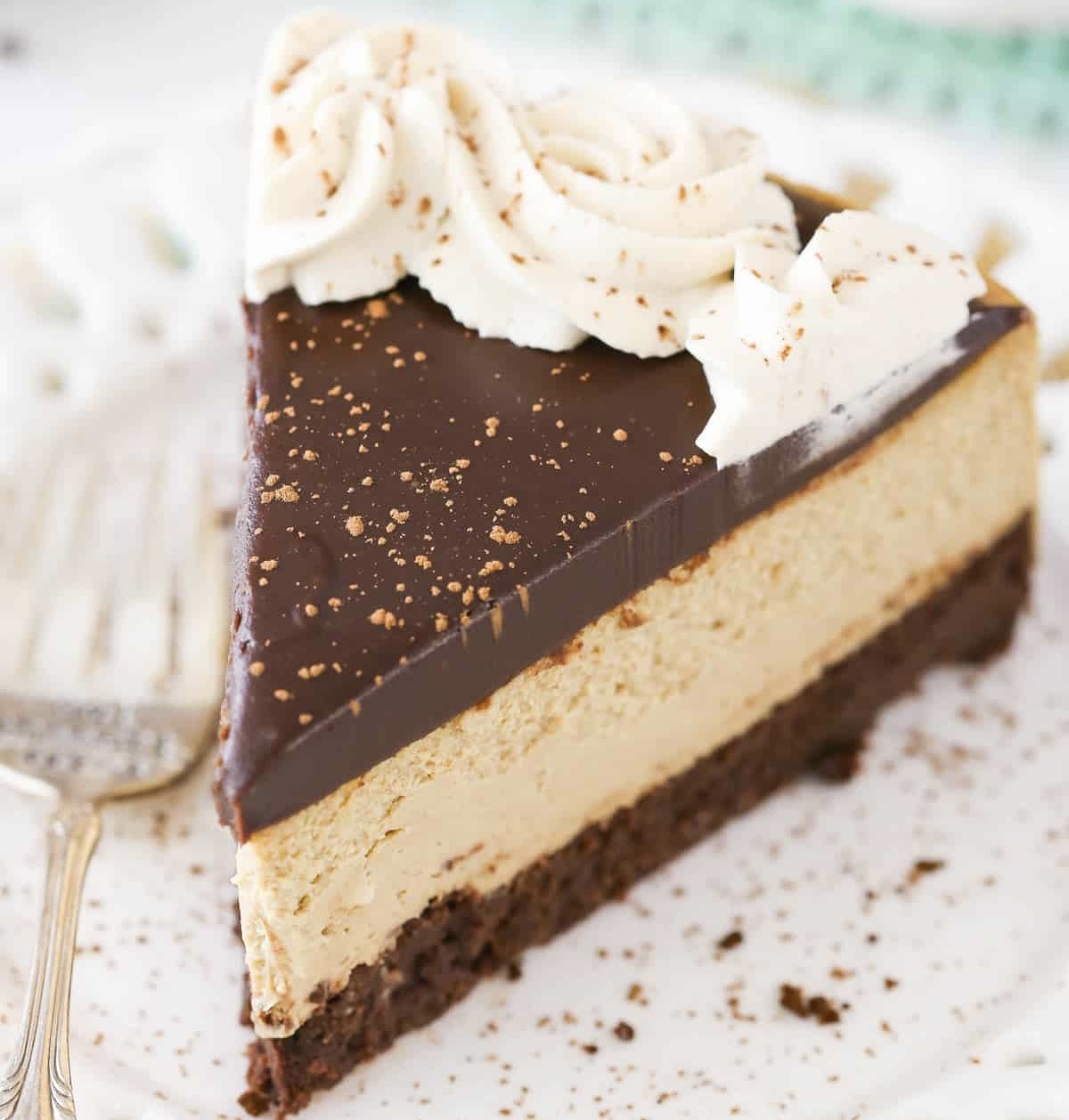 Kahlua Brownie Cheesecake Slice
