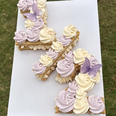 Medium Number Cookie Cake