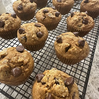 Pumpkin Chocolate Chip Muffins 12 Pack 