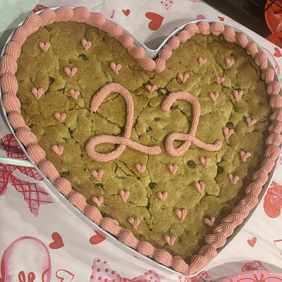 10” Heart Shaped Cookie Cake