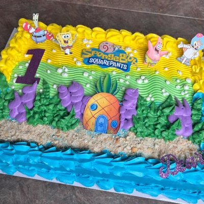 1/2 Sheet Cake