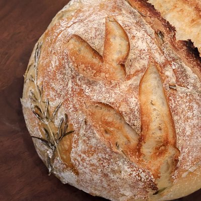 Rosemary Artisan Sourdough Boule 