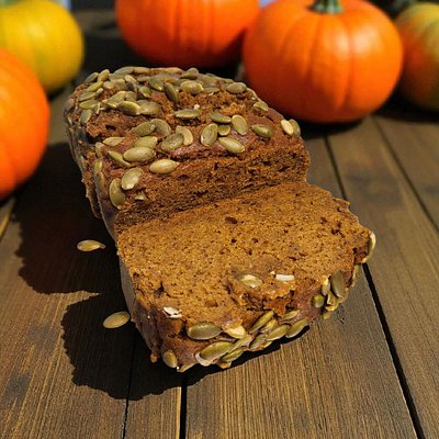 Pumpkin Loaf Slice (DF)