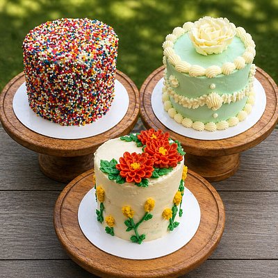 Mini Cake Trio - variety 