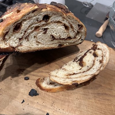 Cinnamon Raisin Sourdough Round