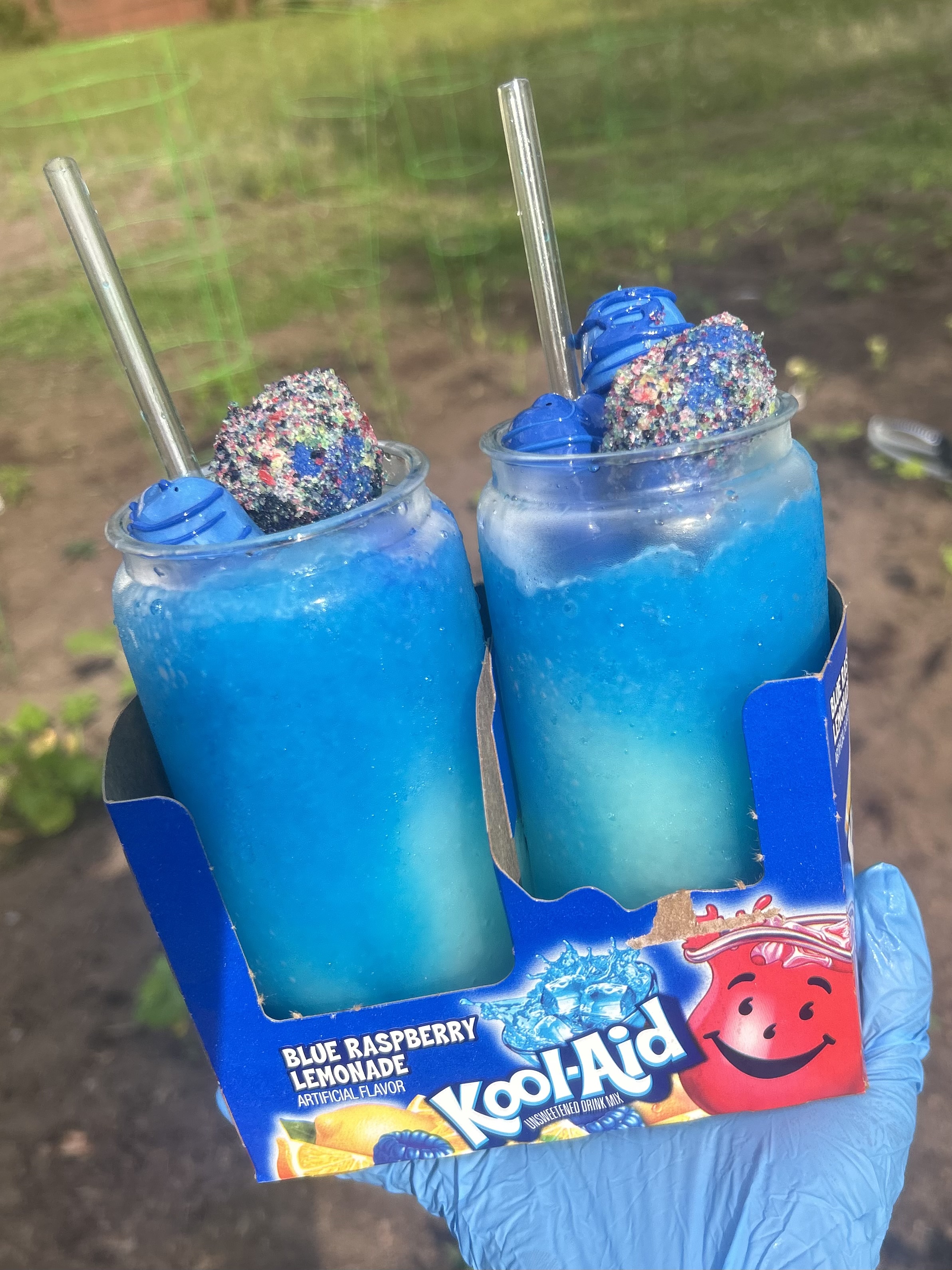 Viral Kool Aid Slushie (with Candied Grapes)