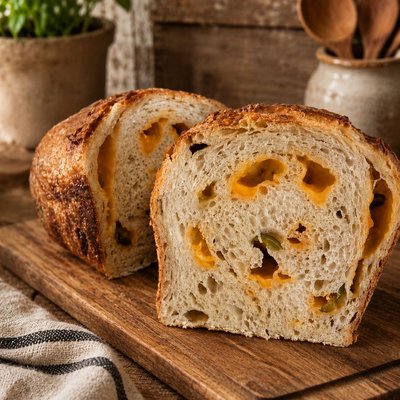 Jalapeño Cheddar Sourdough 