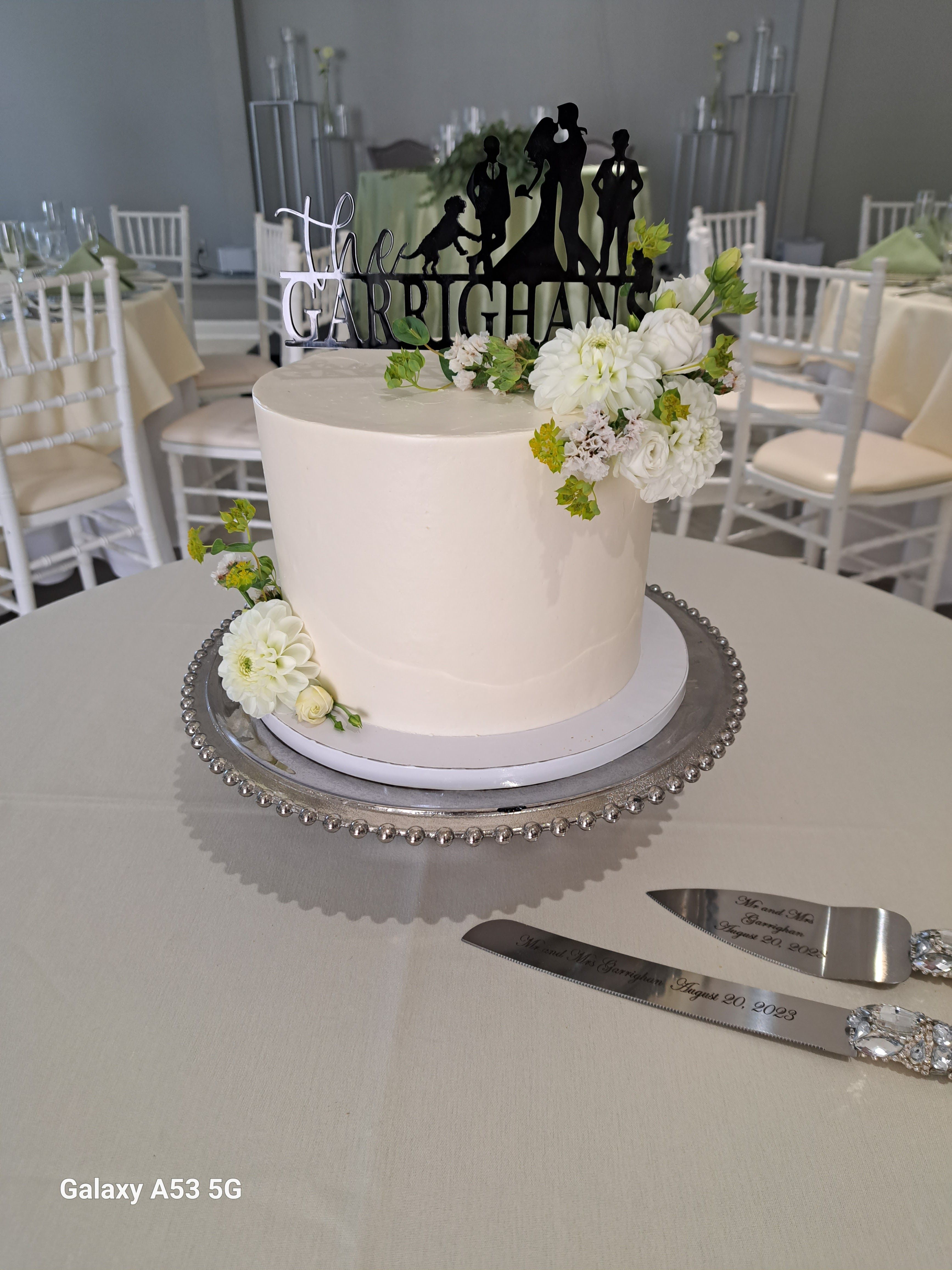 6" tall cake