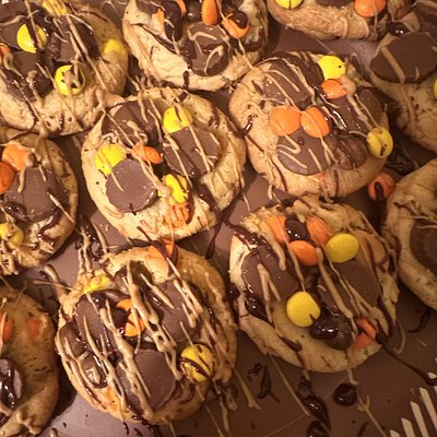 Peanut Butter Chocolate Explosion Cookies
