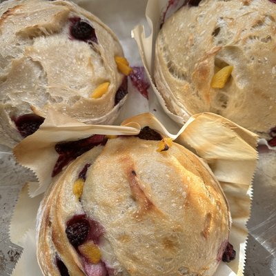 BlackBerry & Peach Sourdough