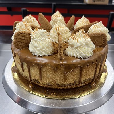 Cookie Butter Biscoff Cheesecake (whole)