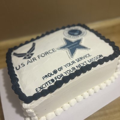 1/4 Sheet Cake 