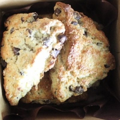Chocolate Chip Scones 4pk 