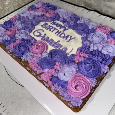Custom Cookie Cake