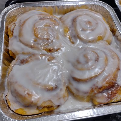 4 Pumpkin Cinnamon Rolls 