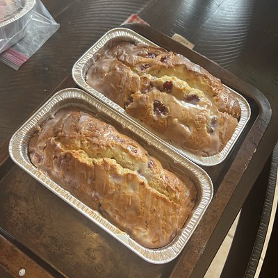 Raspberry-Lemon Pound Cake