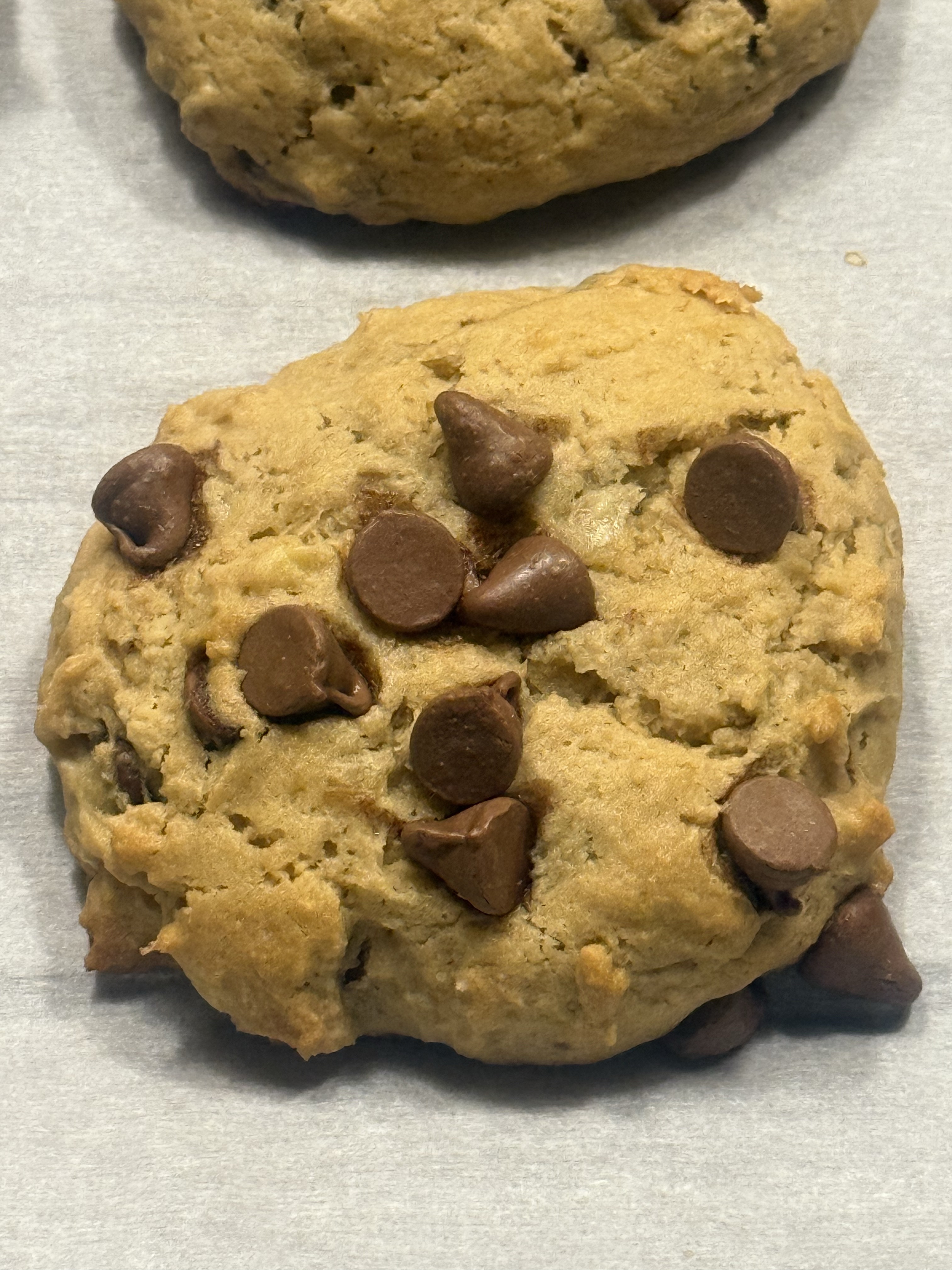 Banana Bread Chocolate Chip Cookies 