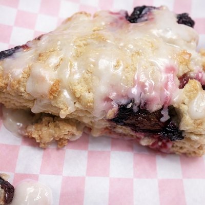 Sourdough Lemon Blueberry Scones (4 Ct)