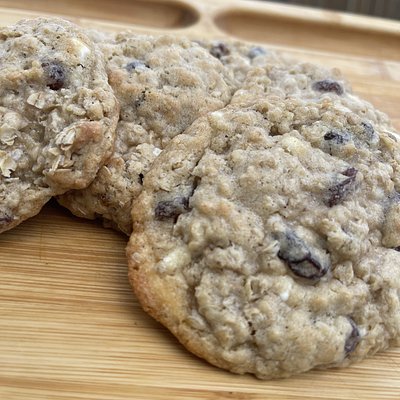 Dozen White Chocolate Chunk Oatmeal Raisin Cookies