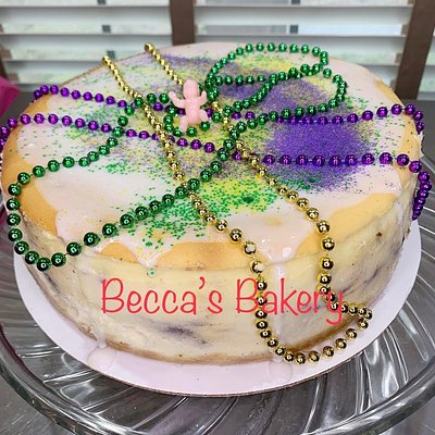 King Cake Cheesecake