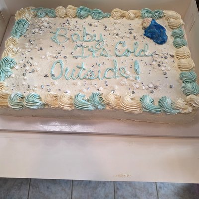 Full sheet cake