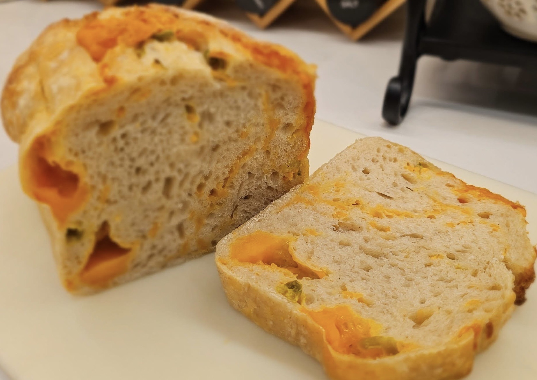Jalapeno Cheddar Sourdough Loaf