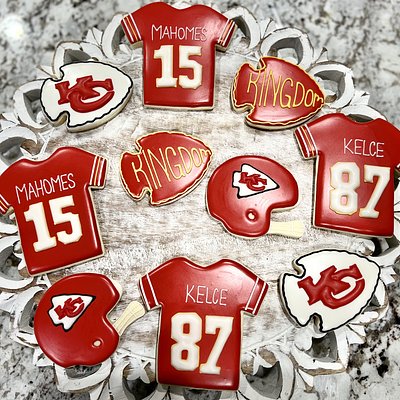Chiefs Custom Cookies 