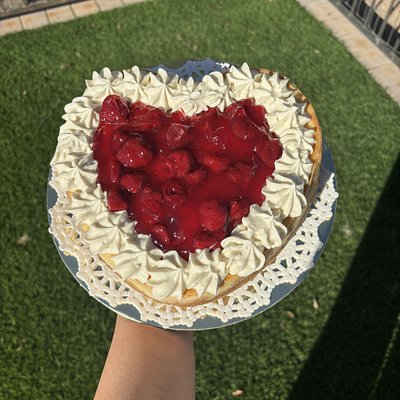 Lover’s Option - Strawberry With Homemade Whipped Cream Topping 
