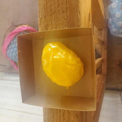 Mango Fruit Shaped Dessert