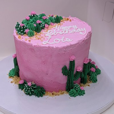 Custom 6" Double Layer Round Cake 