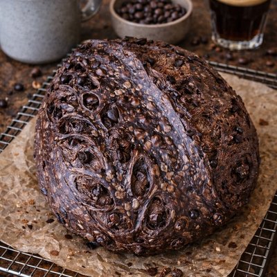 ☕️🫘Dutch Café – Cocoa, Espresso & Chocolate Chip Loaf