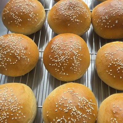 Extra Large Sourdough Hamburger Buns