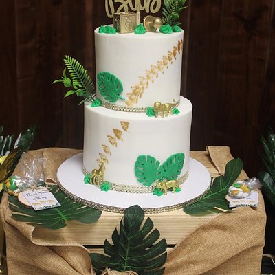 10” & 12” Two-Tier Cake (serves 55-75 Guests) 