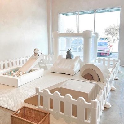 Soft Play Rental (Tan And White)- Full Day