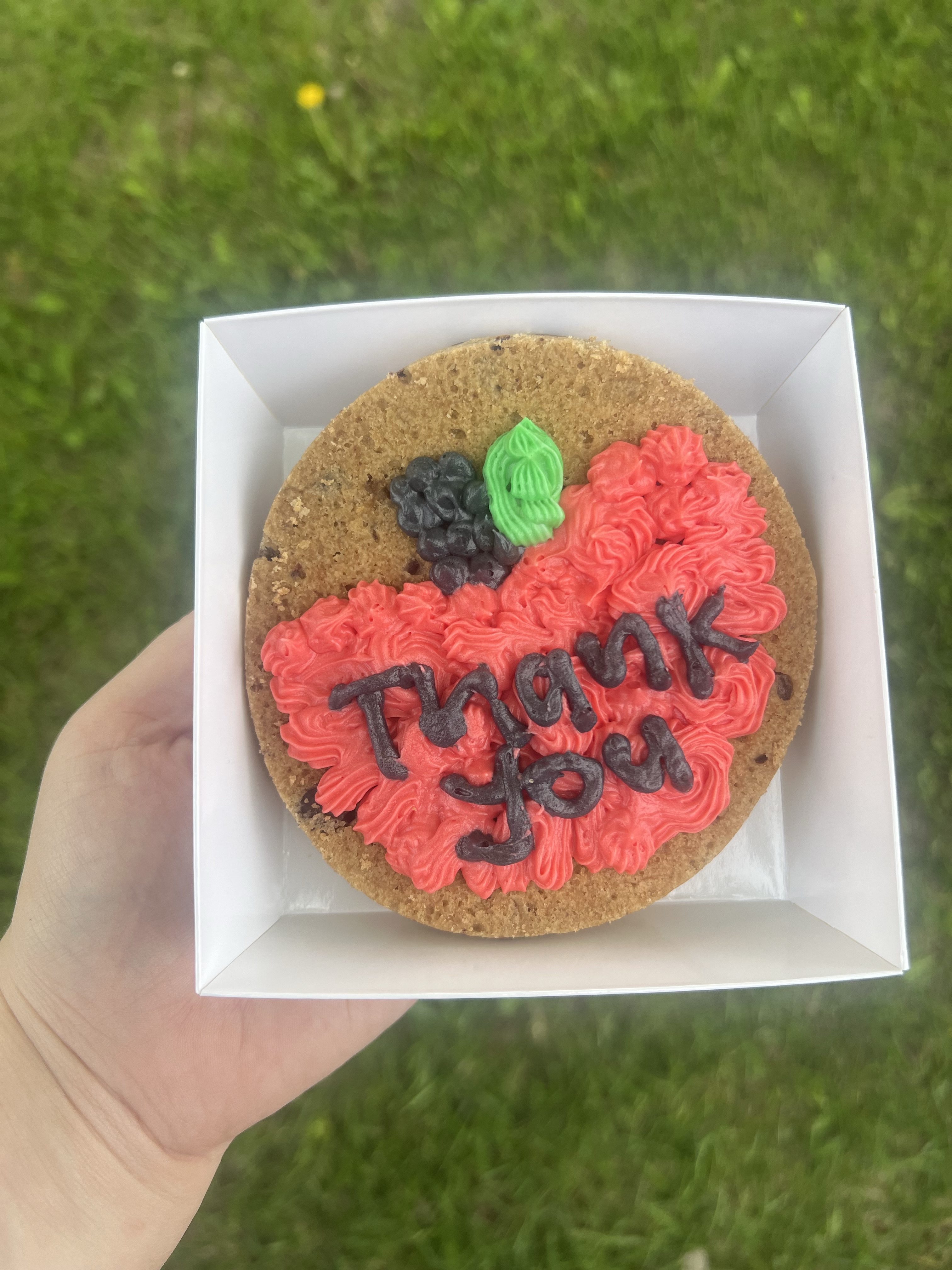 Single Layer individual Cookie Cake 