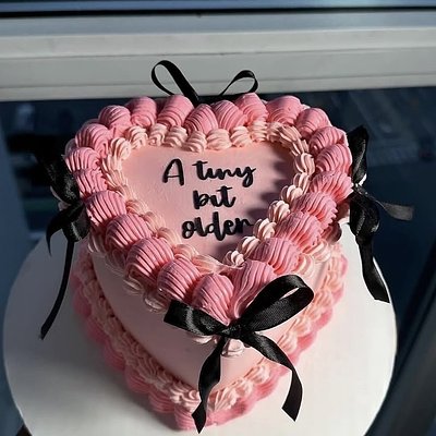 6” Heart Cake 