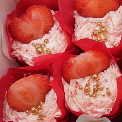 Strawberry Delight Cupcake