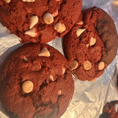Chocolate Red Velvet Cookies