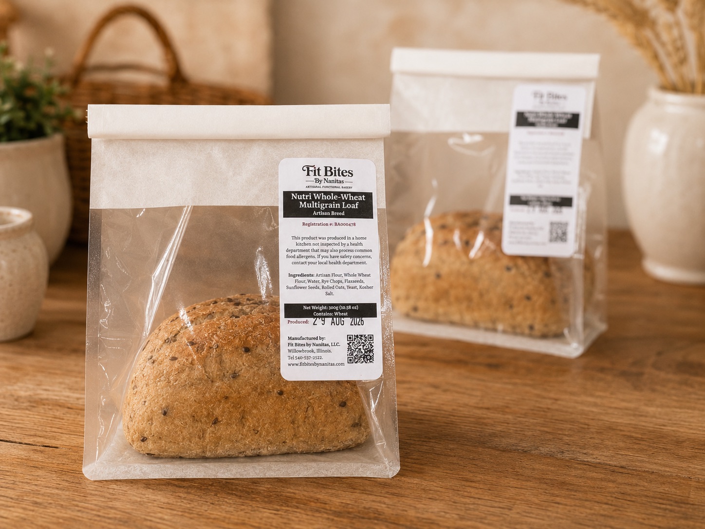 Nutri Whole-Wheat Multigrain Loaf 