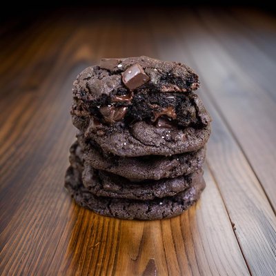Triple Chocolate Destroyer Cookies