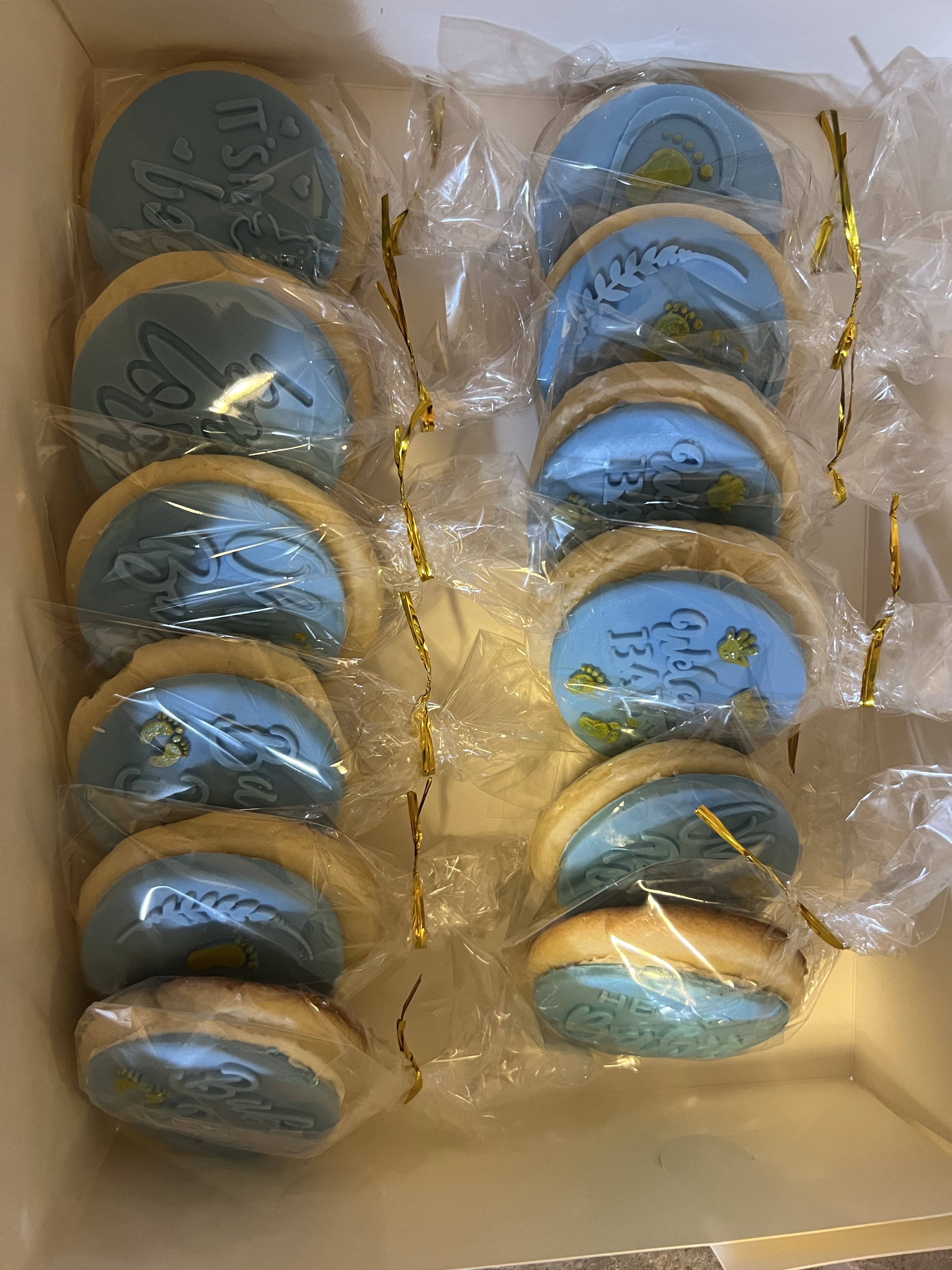 Fondant Covered Sugar Cookies