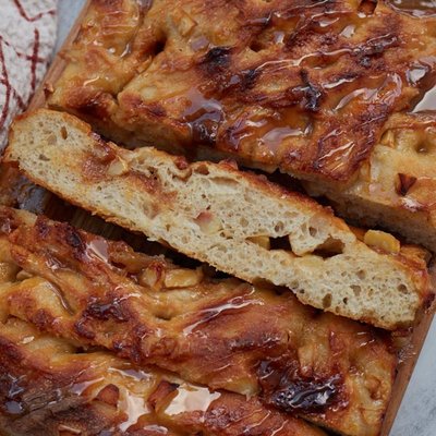 Caramel Apple Focaccia