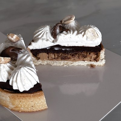 Peanut & Chocolate Tart