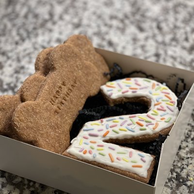 Dog Birthday Cookie Box