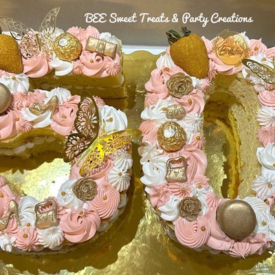 10in Double Number Cake